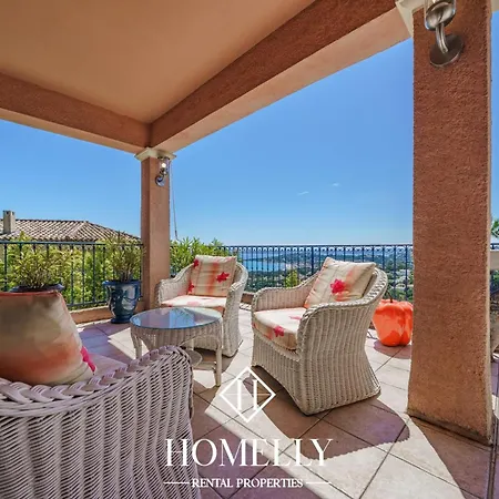 Villa Avec Vue Panoramique Sur Le Golfe De St Tropez - Bicotine Sainte-Maxime